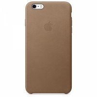 Kožený zadní kryt Apple Leather Case pro iPhone 6/6S Plus [Br 1]