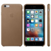 Kožený zadní kryt Apple Leather Case pro iPhone 6/6S Plus [Br 3]