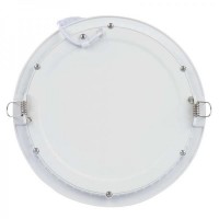 LED vestavné svítidlo kruh studená bílá 12 W, IP20 (2)