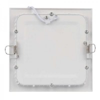 LED vestavné svítidlo čtverec studená bílá 6 W, IP20 (2)