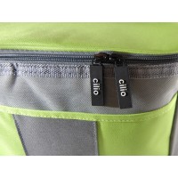 Termo taška Cilio Viaggio, zelená - detail zipu
