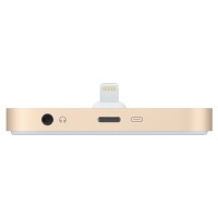 Dok / dock pro Apple iPhone iPod s konektorem Lightning, zlatý [5]