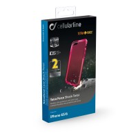 Nárazuvzdorný zadní kryt CellularLine Tetra Force Shock-Twist pro Apple iPhone 6/6S, růžový [3]