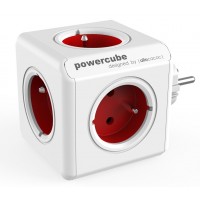 Elektrický rozbočovač (rozbočka) PowerCube Original, červená (Red) [1]