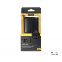 Externí baterie Remax Mink PPL-21, 5000mAh, 1x USB - černá [1]