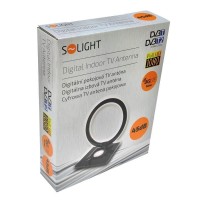 Digitální pokojová anténa Solight HP26, UHF, 45 dB, LTE/4G filtr (1)