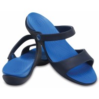Dámské sandály Crocs Cleo V, Navy / Ultramarine [4]