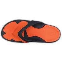 Žabky Crocs MODI Sport Flip, Navy / Tangerine [5]