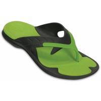 Žabky Crocs MODI Sport Flip, Graphite / Volt Green [1]