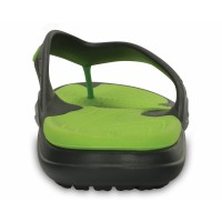 Žabky Crocs MODI Sport Flip, Graphite / Volt Green [2]