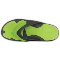 Žabky Crocs MODI Sport Flip, Graphite / Volt Green [5]