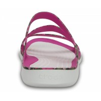 Dámské sandály Crocs Swiftwater Graphic Sandal Women, Pink / Floral [2]