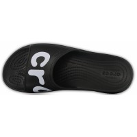 Pantofle Crocs Classic Graphic Slide, Black / White [5]