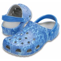 Pantofle (nazouváky) Crocs Classic Water Graphic Clog, Pearl White [4]