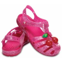 Dětské sandály Crocs Isabella Novelty Sandals Kids, Vibrant Pink [4]