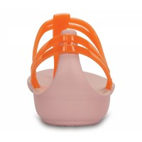 Dámské sandály Crocs Isabella T-strap Sandal, Active Orange / Petal Pink [2]
