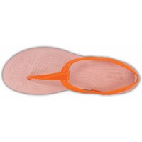 Dámské sandály Crocs Isabella T-strap Sandal, Active Orange / Petal Pink [5]