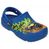 Dětská pantofle (nazouváky) Crocs Fun Lab Clog, Monster Truck/ Ultramarine [1]