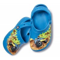 Dětská pantofle (nazouváky) Crocs Fun Lab Clog, Monster Truck/ Ultramarine [6]