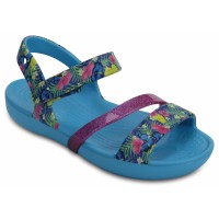 Dětské sandály Crocs Lina Sandals Kids - Electric Blue [1]