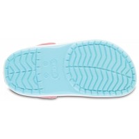 Dámské a juniorské pantofle (nazouváky) Crocs Crocband, Ice Blue / White [3]