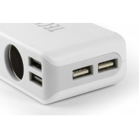 Technaxx nabíječka do auta, 4x USB port, 3x zásuvka (TE11) 2