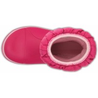Dětské sněhule Crocs Winter Puff Boot Kids, Candy Pink [5]