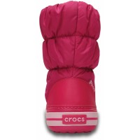 Dětské sněhule Crocs Winter Puff Boot Kids, Candy Pink [2]