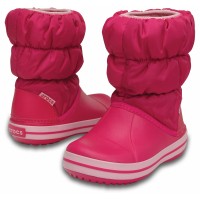 Dětské sněhule Crocs Winter Puff Boot Kids, Candy Pink [4]