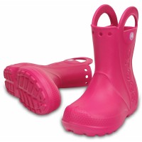 Dětské holínky (gumálky) Crocs Handle It Rain Boot Kids, Candy Pink [4]