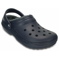 Zimní boty Crocs (pantofle) Crocs Classic Lined Clog, Navy / Charcoal [1]