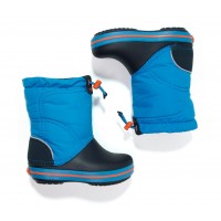 Dětské sněhule Crocs Crocband LodgePoint Boot Kids, modré [6]