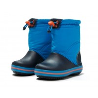 Dětské sněhule Crocs Crocband LodgePoint Boot Kids, modré [7]