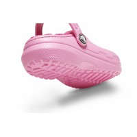 Dětské zimní pantofle (nazouváky) Crocs Classic Lined Clog Kids, Party Pink / Candy Pink [6]
