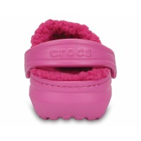 Dětské zimní pantofle (nazouváky) Crocs Classic Lined Clog Kids, Party Pink / Candy Pink [2]
