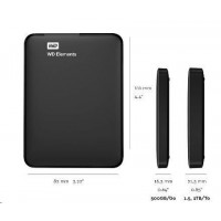 WD Elements Portable 1TB Ext. 2.5" USB3.0, Black (4)
