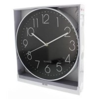 Nástěnné hodiny Hama Elegance, průměr 30 cm, tichý chod, bílé/černé (4)