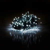 Vánoční LED řetěz Retlux RXL 210, 200 LED, IP44, studená bílá, 20+5 m (2)