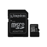 Kingston 16GB Micro SecureDigital (SDHC) Card, Class 10 UHS-I + SD adaptér (1)