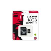 Kingston 16GB Micro SecureDigital (SDHC) Card, Class 10 UHS-I + SD adaptér (3)