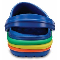 Dětské pantofle (nazouváky) Crocs Crocband Rainbow Band Clog Kids, Blue Jean [2]