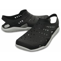 Pánské boty do vody Crocs Swiftwater Wave Shoe, Black / Pearl White [4]