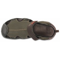 Pánské sandály Crocs Swiftwater Sandal, Espresso / Espresso [5]