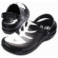Dámské i pánské pracovní boty (nazouváky) Crocs Work Bistro Graphic, Black / White / Black [4]