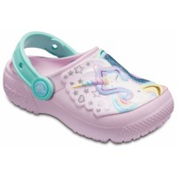 Dětské pantofle (nazouváky) Fun Lab Clog Unicorn, Ballerina Pink / New Mint [1]
