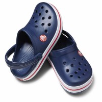 Dětské pantofle (nazouváky) Crocs Crocband Kids, Navy / Red [7]