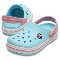 Dětské pantofle (nazouváky) Crocs Crocband Kids, Ice Blue / White [4]