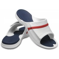 Dámské i pánské pantofle Crocs MODI Sport Slide, Navy / White / Pepper [4]