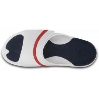 Dámské i pánské pantofle Crocs MODI Sport Slide, Navy / White / Pepper [5]