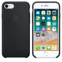 Kryt (obal) na mobil Apple iPhone 8/7 Silicone Case - černý [3]